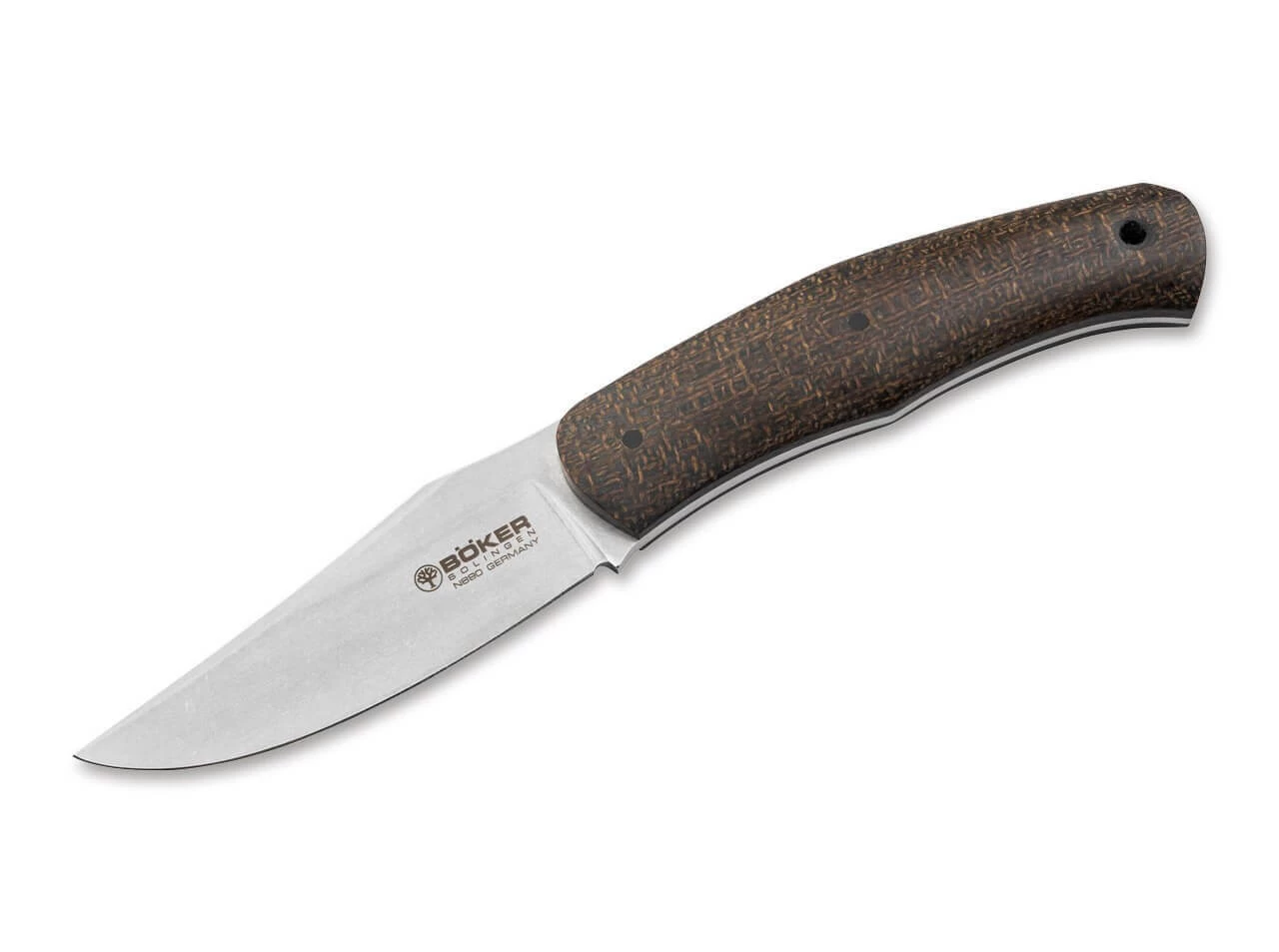 Boxer Fixed Micarta Brown 3 Boxer Fixed Micarta Brown