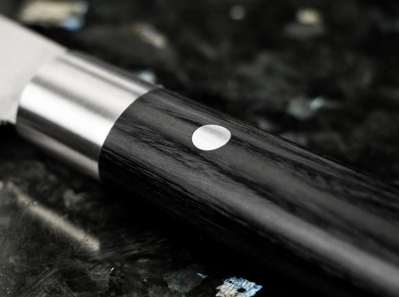 Damast Black Chefmesser Groß 6 Damast Black Chefmesser Groß – Bild 4