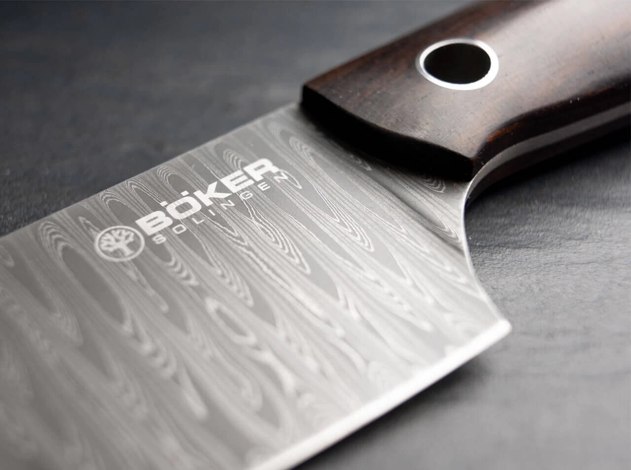 Saga Damast Grenadil Chefmesser 6 Saga Damast Grenadil Chefmesser – Bild 4