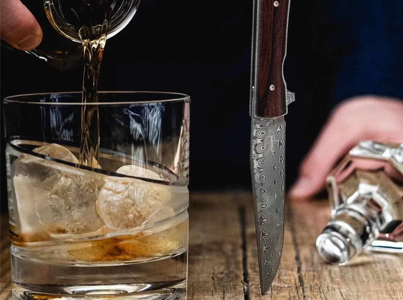 Urban Trapper Cocobolo Damast 9 Urban Trapper Cocobolo Damast – Bild 7