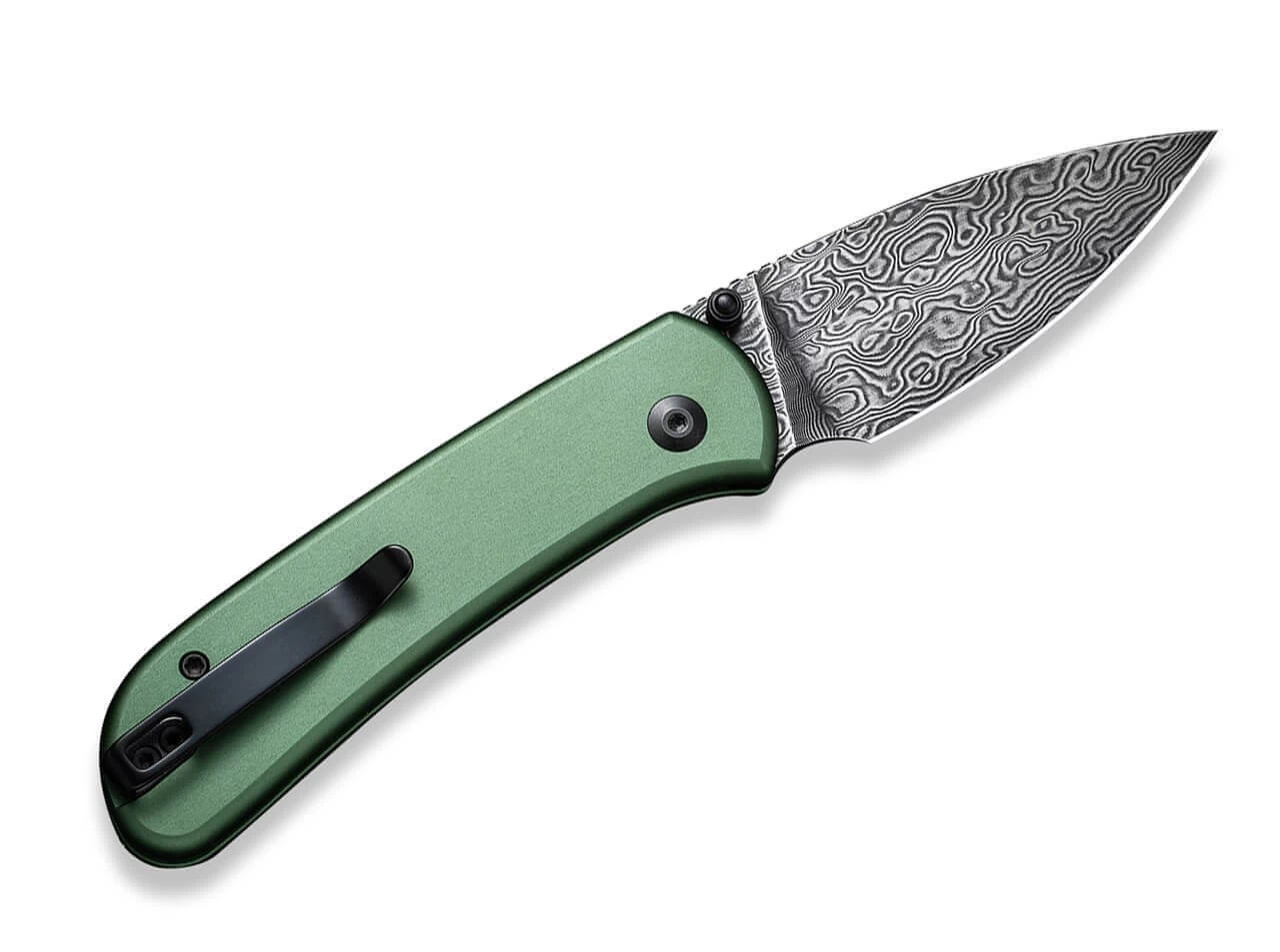 Qubit Aluminum Green Damascus 4 Qubit Aluminum Green Damascus – Bild 2