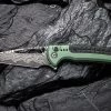 Sentinel Strike Aluminum Green & Black Damascus -Es ist dein Messer! civivi sentinel strike aluminum green black damascus 01we983dam 1280x1280