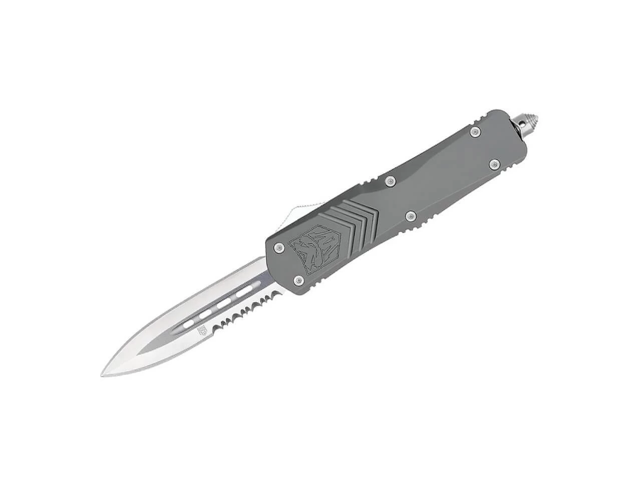 Large FS-X Grey Dagger 1-Side Serrated 3 Large FS-X Grey Dagger 1-Side Serrated