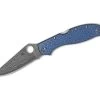 Spyderco Strech 2XL Blue Nishijin Glass Fiber Damascus Sprint Run -Es ist dein Messer! spyderco strech 2xl blue nishijin glass fiber damascus sprint run 01sp1247dam 1280x1280
